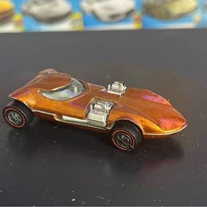 🔥🔥 Original 1968 Hot Wheels TwinMill Redline in Copper.... USA Base